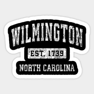 Wilmington North Carolina Nc Established Sports Sticker